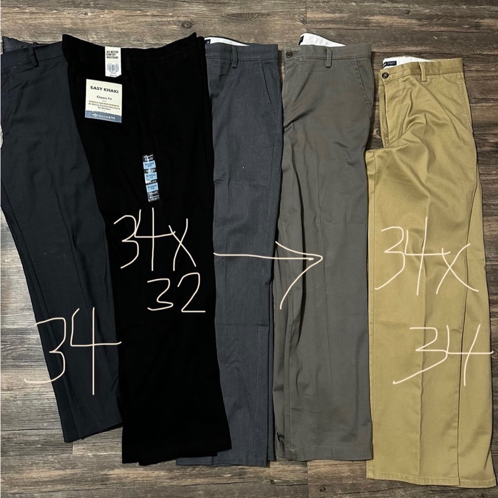 Large bundle of men’s size 34 varied